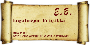 Engelmayer Brigitta névjegykártya